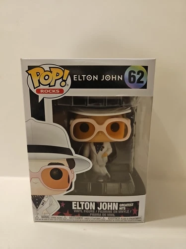 Funko Pop! Rocks: ELTON JOHN Greatest Hits #62 Highly Collectible! Rare!