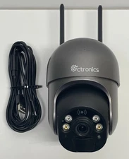 Ctronics CT-S20-G Security Camera Wireless Outdoor WiFi Cam 2K 3MP TESTED