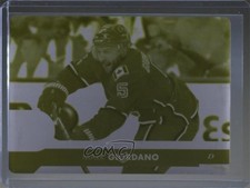 2017-18 Upper Deck Printing Plate Yellow 1/1 Mark Giordano #280 0c3