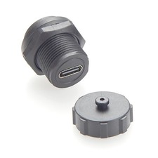 1 PCS IP67 Waterproof USB 3.1 Type C Female to Female Flush Panel Mount Coupler