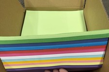 Vibrant 12" x 18" Construction Paper - 500 Sheets in 12 Assorted Colors