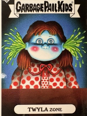 2025  Topps GPK - Oh the Horror-ible -Wave 4 - #20b Twyla Zone - Checklist