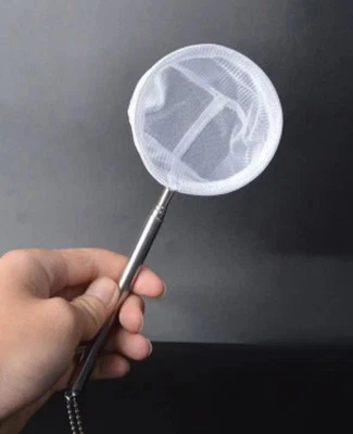 MARKENLOS Kescher & Fangnetz für Garnele 🦐 Krebse 🦞 Fisch 🐠 Zubehör Aquarium Netz Rund