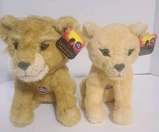 Disney The Lion King Live Action Simba Nala Plush 8" NOT WORKING