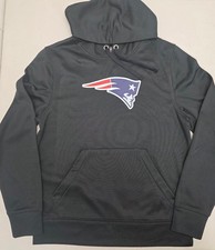 Mens NEW ENGLAND PATRIOTS 100 Polyester Hooded Hoodie SWEATSHIRT BLOWOUT  