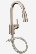 CFG 46200CSL Edgestone Stainless 1 Handle Pulldown Kitchen Faucet 1.5GPM Moen