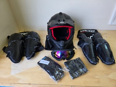 Personal Protective Gear Bundle for Go-Kart, ATV, BMX, other Off-Road Activities