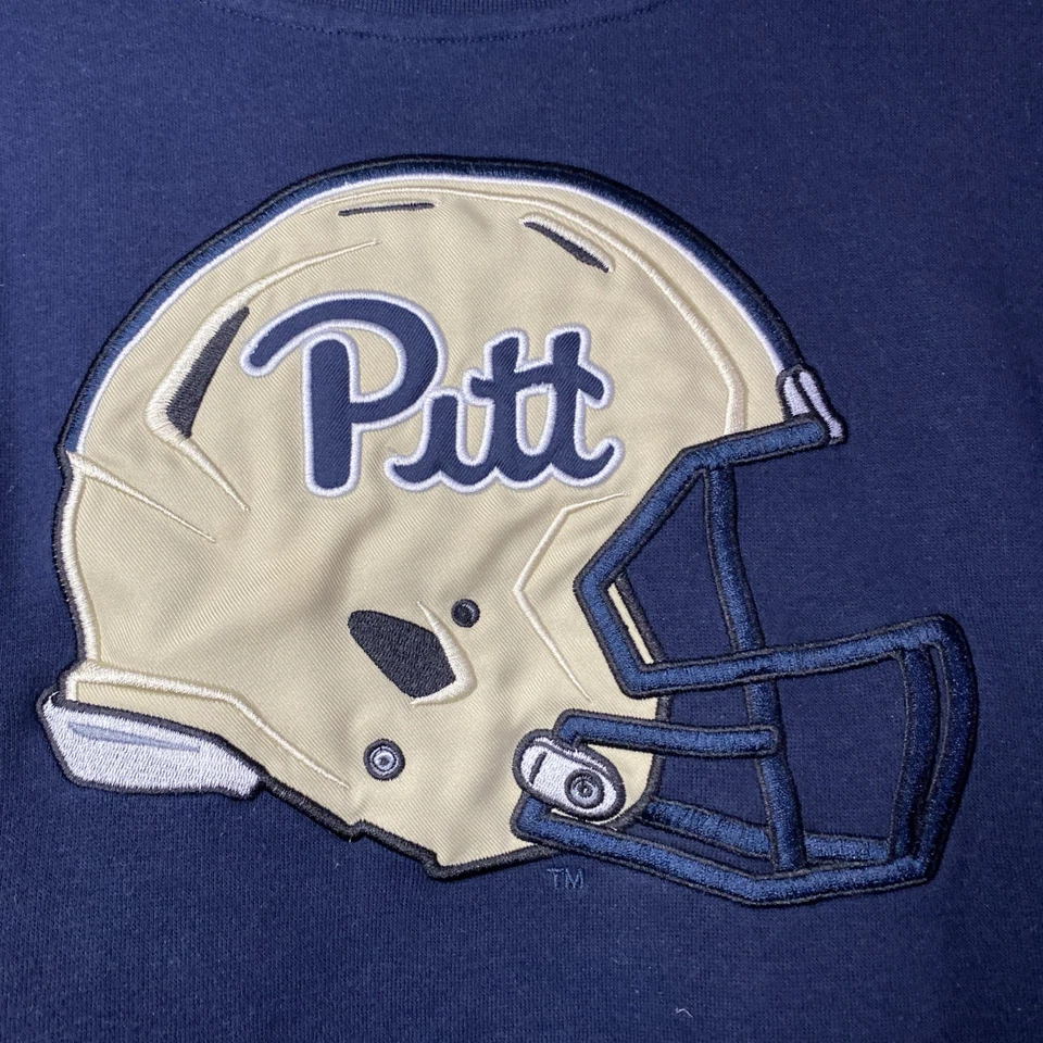 Sudadera De Colección Pitt Universidad De Pittsburgh Fútbol Y2K Adulto Grande 27x27 Cuadrada Foto 3 de 4