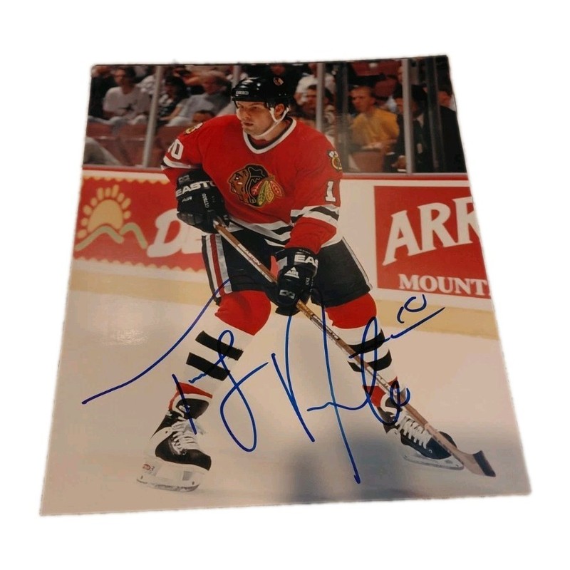 Tony Amonte signed Chicago Blackhawks 8x10 photo Signed Hawks #10