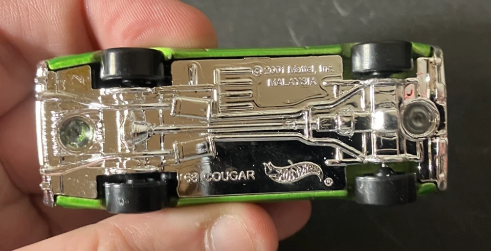 Mercury Cougar 1968 verde - Hot Wheels #029 primeras ediciones 17 de 42 diecast 1:64 Foto 3 de 4