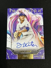 2025 Topps Inception Jack Leiter Rookie And Emerging Stars On-Card Auto #40/125. rookie card picture