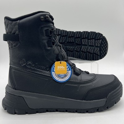 Mens Size 10.5 Columbia Bugaboot Celsius Black 200G Insulation BM9458 010 NEW
