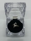 Vintage RSC Sterling Silver & CZ Dolphin Ring