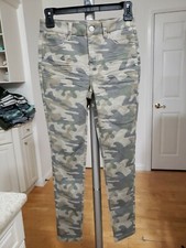 Mudd Girls SIZE12 Camouflage Skinny Pant Adjustable Waist New Without Tags