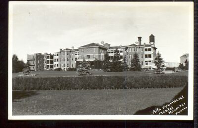 Alberta Provincial Mental Hospital Ponoka Canada Historic Old Photo