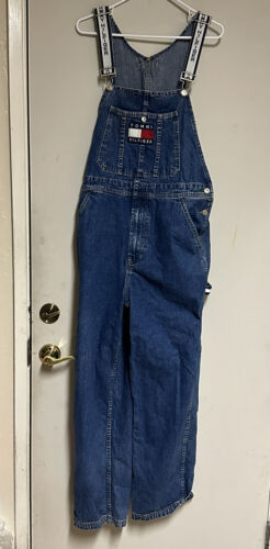 Tommy Hilfiger VTG Jeans Tommy Girl Cotton Denim Overalls Painters Loop  Size XS Blue - $30 - From Emilia