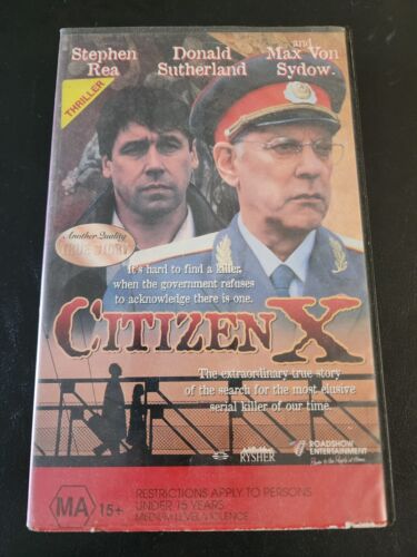 Citizen X - VHS - Stephen Rea Donald Sutherland - Picture 1 of 2