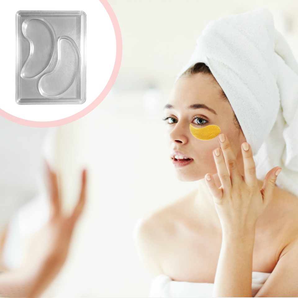 12/24X Eye Patch Mold Eye Patches Reusable Eye Patch Tray Molds