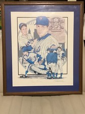 Tom Seaver 1969 Mets Signed Paul Madden Litho Framed Autograph HOF