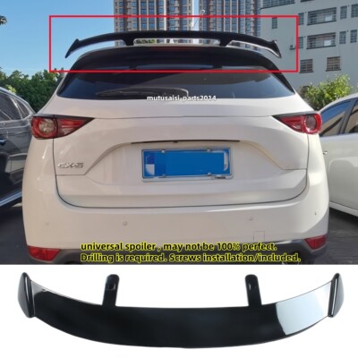 For Mazda CX-5 2017-2021 Glossy Black Rear Tailgate Roof Trunk Lip Spoiler Wing