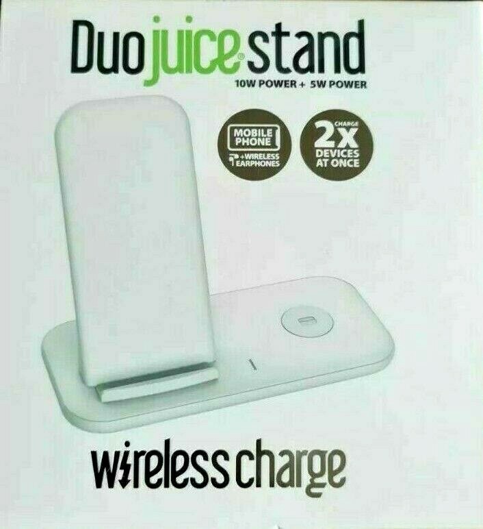 Duo juice Stand 10W + 5W Power Wireless charger