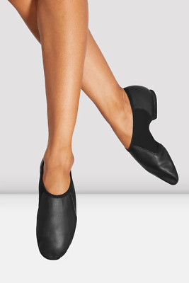 BLOCH Neo-Flex Leder Split Sole Slipper Jazzschuhe Neopren Arch S0495 schwarz