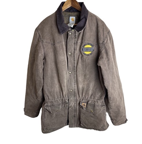 Vintage Carhartt C52 CHT Blanket Lined Ranch Coat Men’s XL Tall