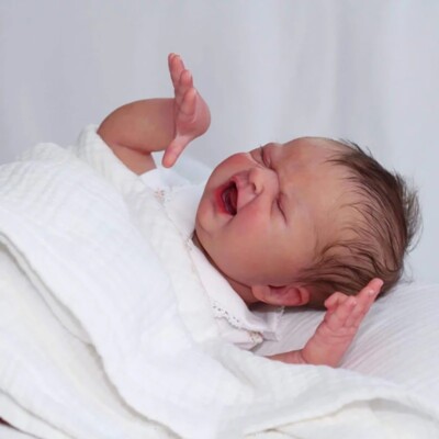 19'' Reborn Doll Kit MARIA BABY'S FIRST CRY Lifelike Feeling Cute Gift Mom Love