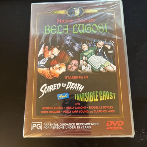 Scared to Death/Invisible Ghost (DVD, 1946) Bela Lugosi NUEVO Todas las Regiones - Imagen 1 de 2
