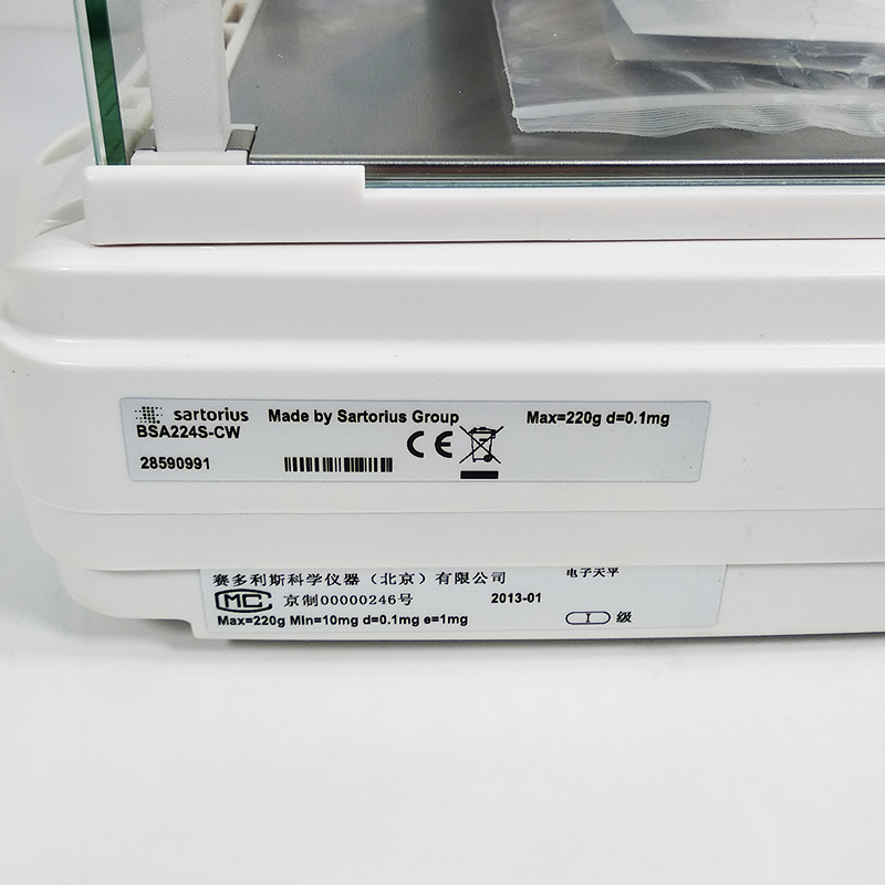 New sartorius precision analytical balance BSA224SCW Max 220g d=0.1mg