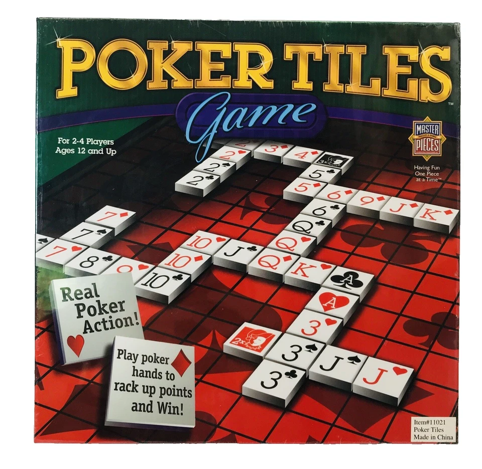 Master Pieces Poker Tiles Game Brand New Sealed 2005 Poker Action - 2-4 Players - Image 2 of 4