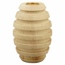 KerzenHalter Dost - natur - Holz - 8,5x8,5x12 cm