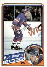 1984-85 Topps #92 Bob Bourne Hockey Card