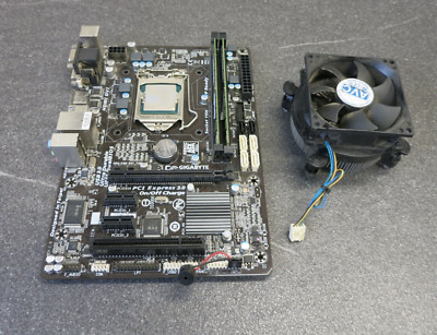 Gigabyte GA-B85M-HD3G Mainboard Sockel 1150 Bundle m. CPU RAM