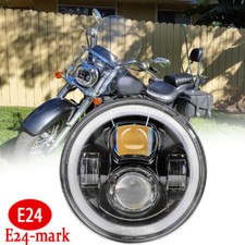7 Zoll LED Motorrad Scheinwerfer Haupt Blinker Hi/Lo Für Suzuki Intruder Volusia