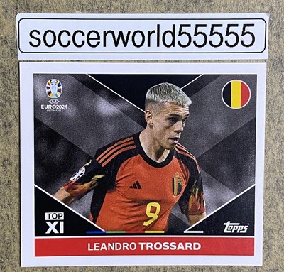 Topps European Championship 2024 - Sticker No. Bel Top 2 - Leandro Trossard