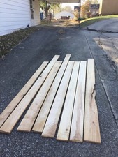 Hardwood Lumber Local Pickup Maple 33.8 BF 105"-95" long x 7"- 5.5" w x 3/4" 8pc