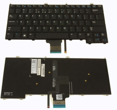 115T5 FOR DELL Latitude E7240 Laptop Keyboard with Backlighting