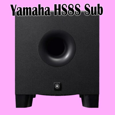 Yamaha HS8S 8'' Bass Reflex 150W Active Powered Studio Subwoofer Sub