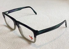 Maui Jim Eyeglasses MJO 2124-95 Blue Green Horn Frames Clear Lens 56-19-150