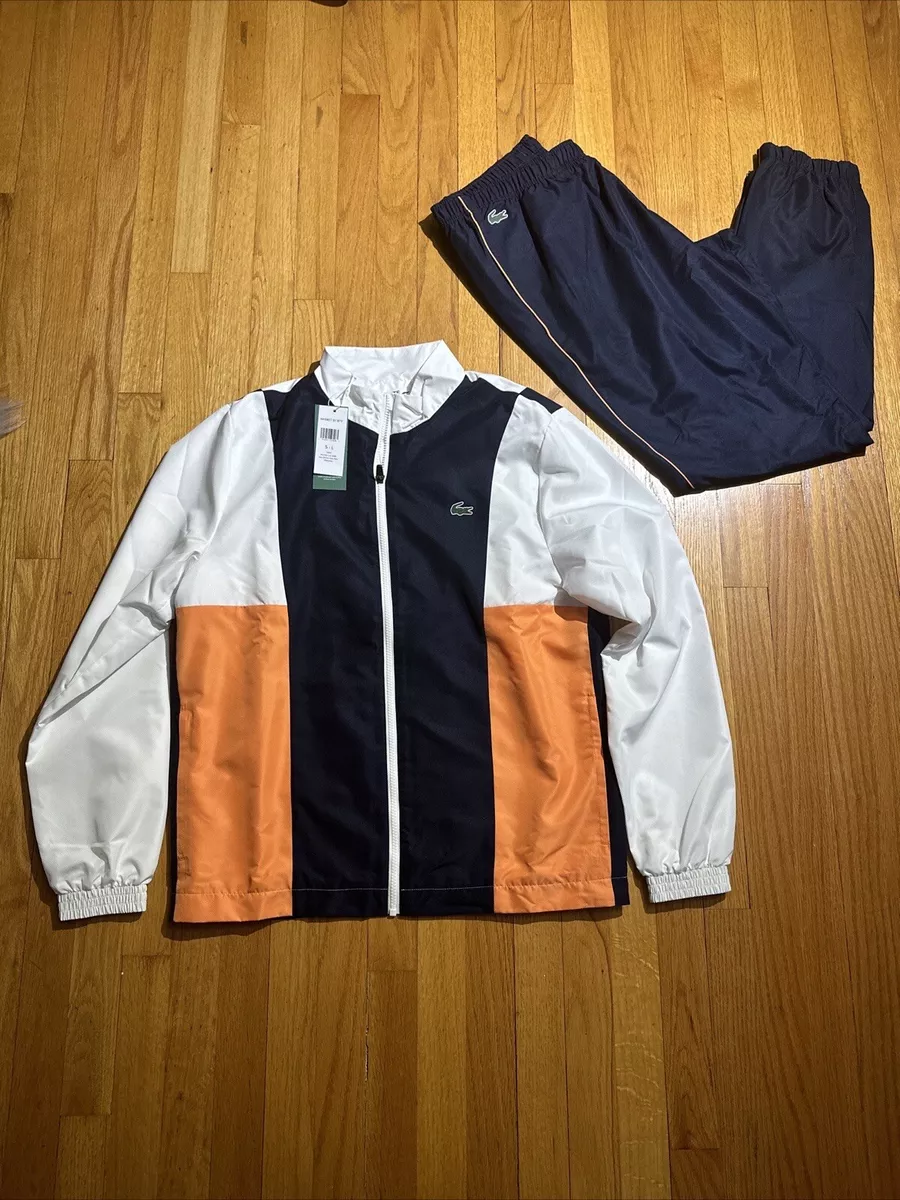 Lacoste sales tracksuit orange