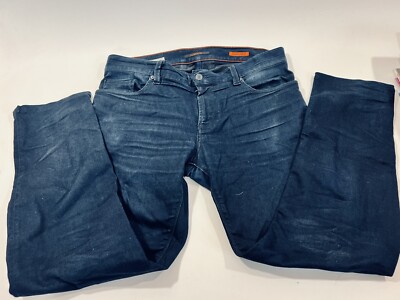 Alberto Jeans Mens 33x30 Pipe Regular Slim Fit Dual Fx Denim Luxury T400