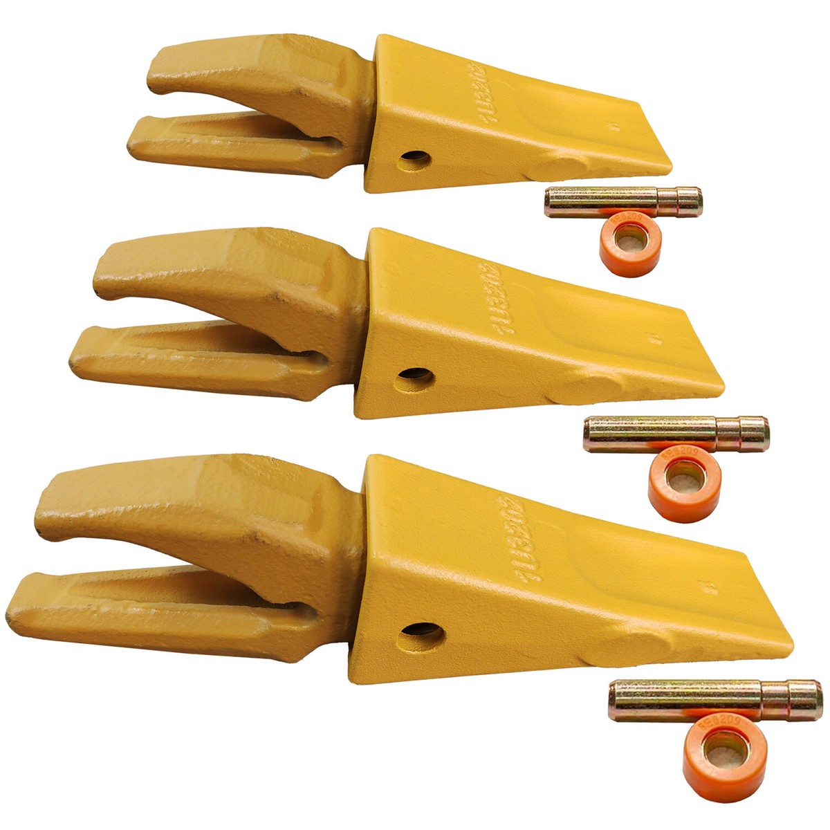 メル59729 119-3204 CAT Style J200 Backhoe Bucket Shanks & 1U3202 Bucket