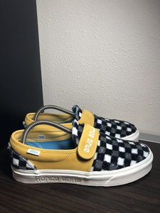 vans mustard slip on