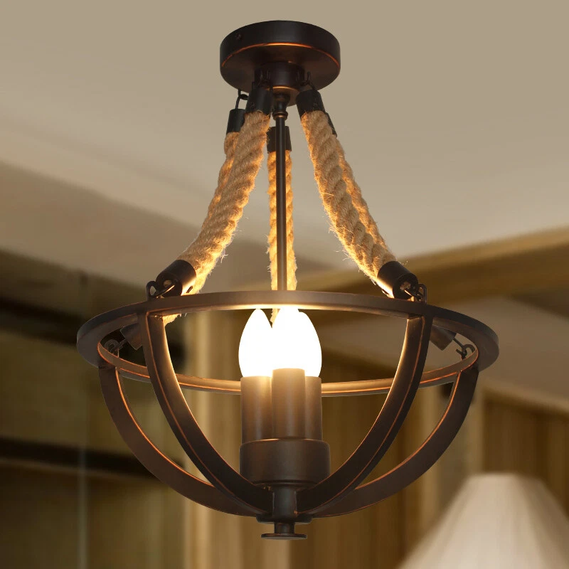 Hemp chandelier deals