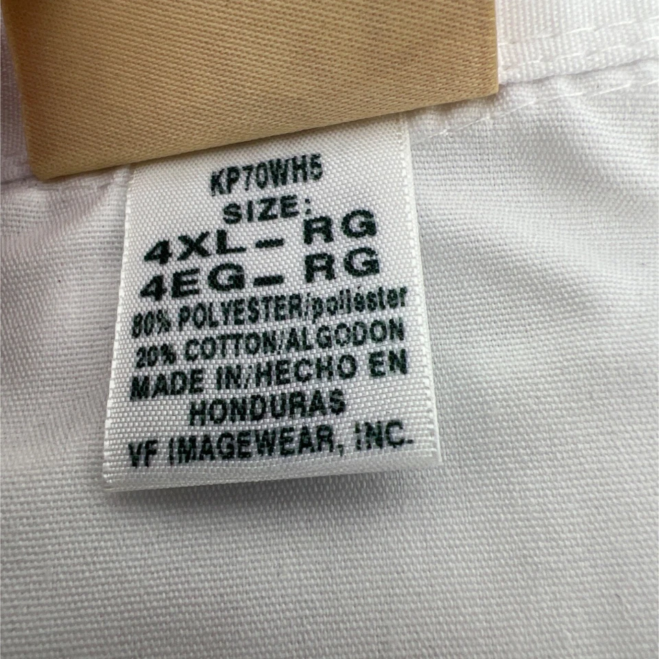 Red Kap Lab Coat Unisex White 80/20 KP70WH5 Size 4XL Never Worn - Image 3 of 4