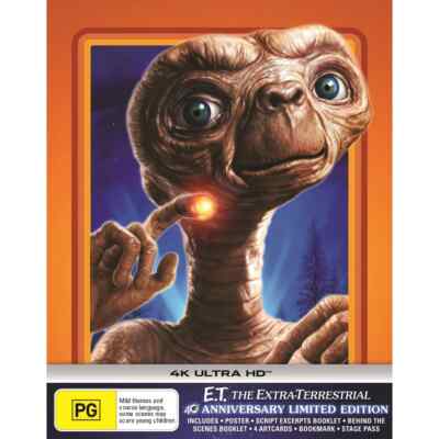 E.T. The Extra Terrestrial 40th Anniversary (Limited Edition) 4K UHD Blu-Ray