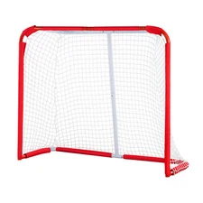 Uimoso Youth Street Hockey Net Indoor Outdoor Steel Hockey Goal for Kids 54"x44"