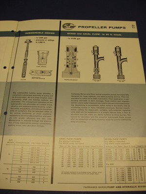 Fairbanks-Morse Pumps 1964 Catalog Asbestos History Fairbanks Whitney | eBay