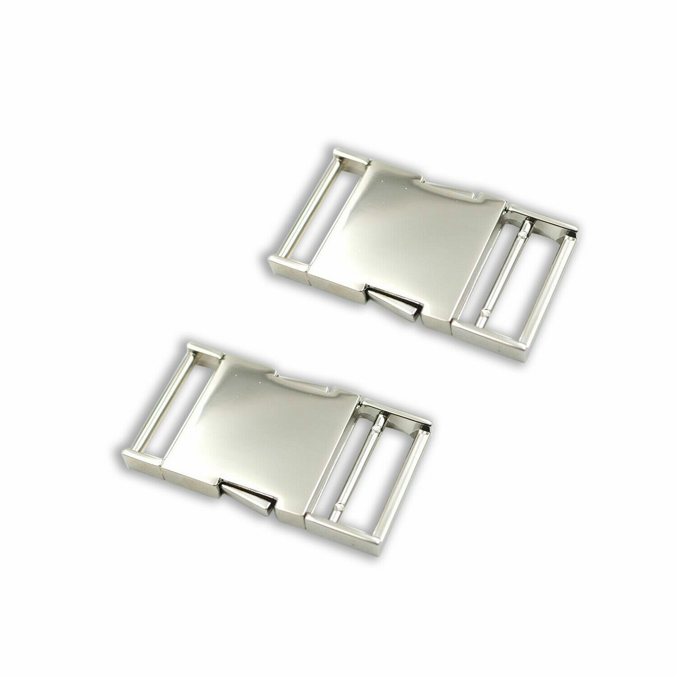 4 Stück Nockenschnallen Edelstahl - Für 25mm Gurtband & Transport